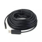 Endoskop USB 15 metrów elastyczny z soczewką 7 mm i lampą