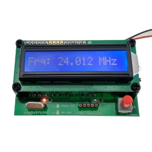 Tester do sprawdzania i pomiaru kryształów kwarcowych (30 kHz–20 MHz)