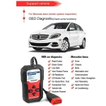 Tester diagnostyczny Mercedes Benz Konnwei KW360 12V – pełny system