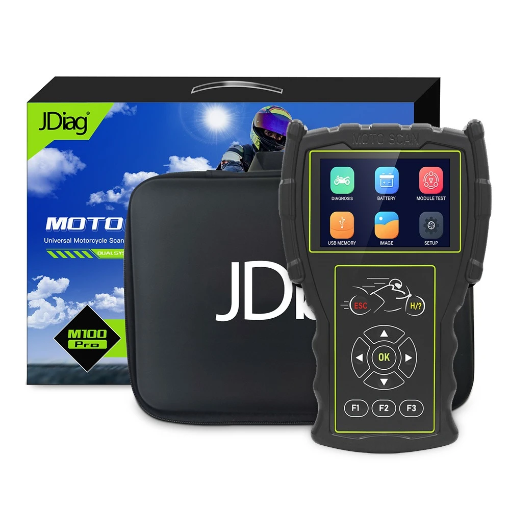 Diagnostyczny skaner OBD do motocykli JDiag M100 Pro