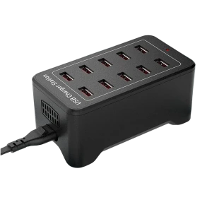 Stacja ładująca USB 10 portów z IQ Charge - 50W 12A, 2.4A na port