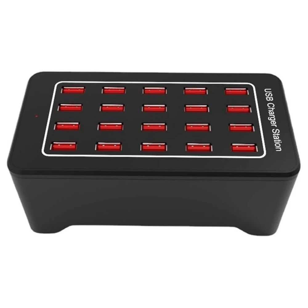Stacja ładująca USB 20 portów z IQ Charge - 100W, 2.4A/port