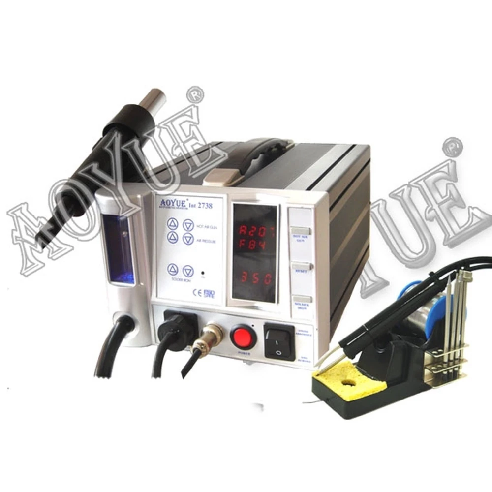 Stacja lutownicza Aoyue INT2738A+ z systemem 3 w 1