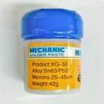 Pasta lutownicza Mechanic XG-50 Sn63/Pb37 (10CC - 42GR) do napraw elektroniki