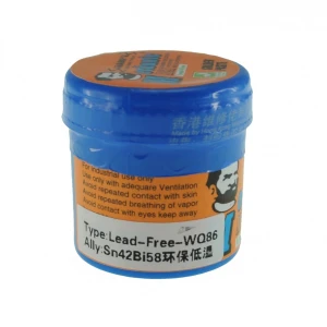 Bezołowiowa pasta lutownicza Mechanic WQ86 50GR Sn42Bi58