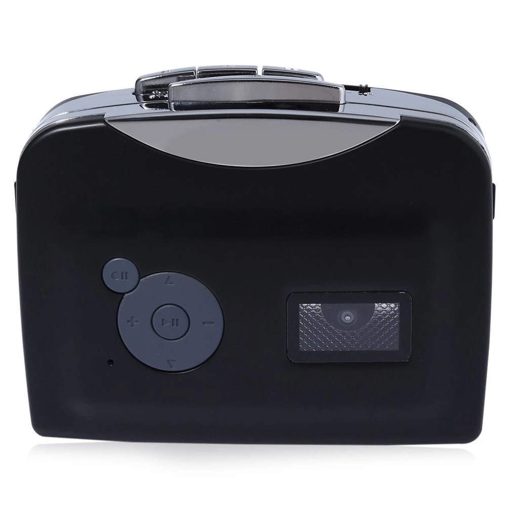 Vista frontal del Ezcap 230 convertidor de casete a MP3 con puerto USB