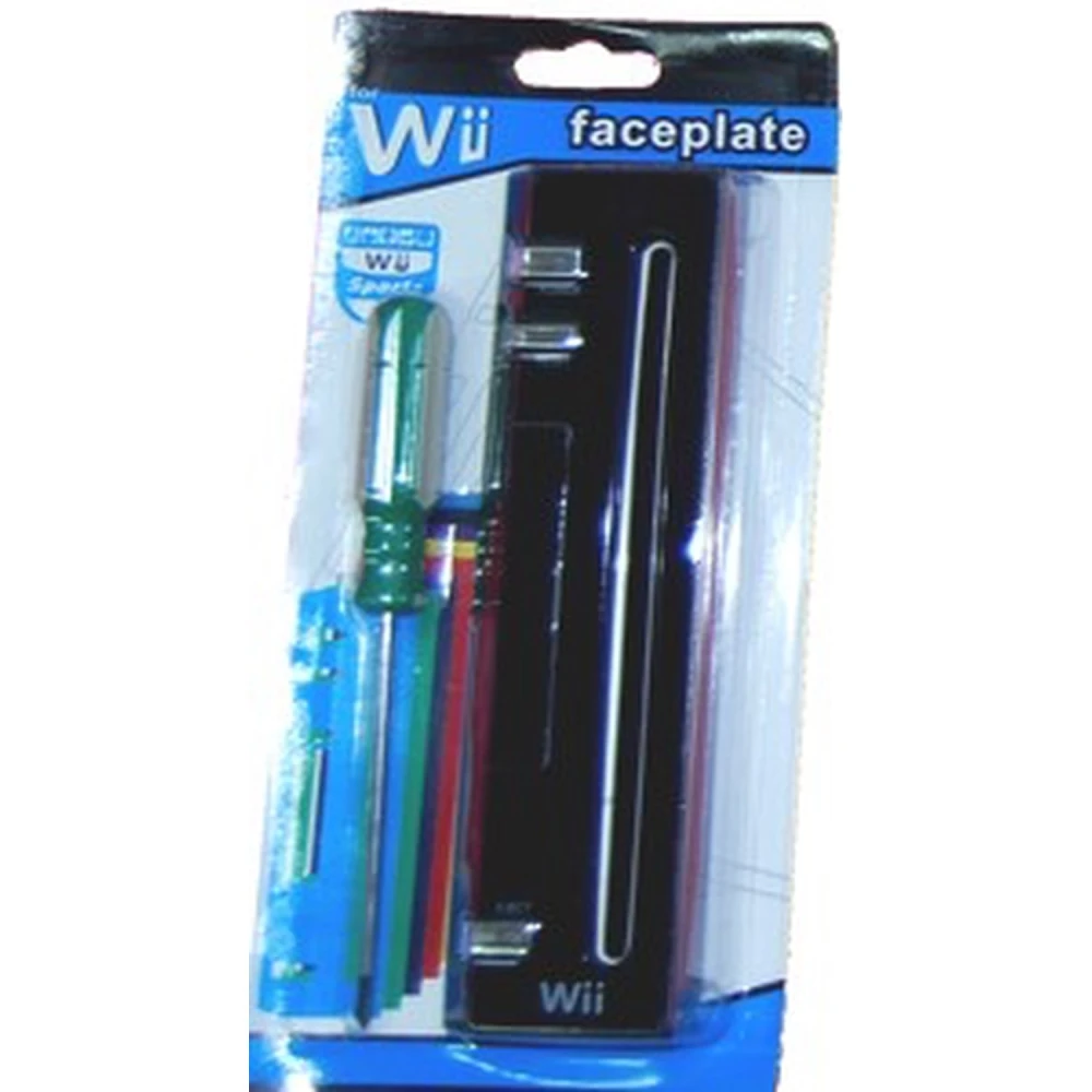 Czarny panel przedni do Wii – część do Nintendo Wii