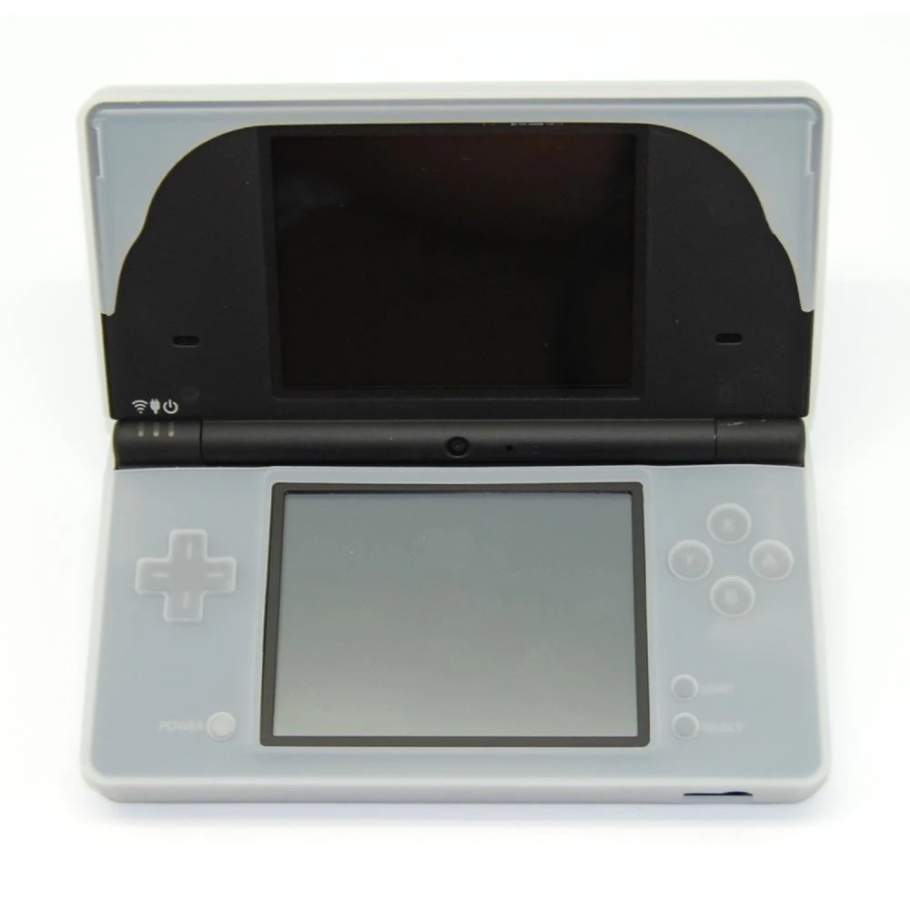 Białe etui silikonowe Nintendo DSI dla ochrony i wygody