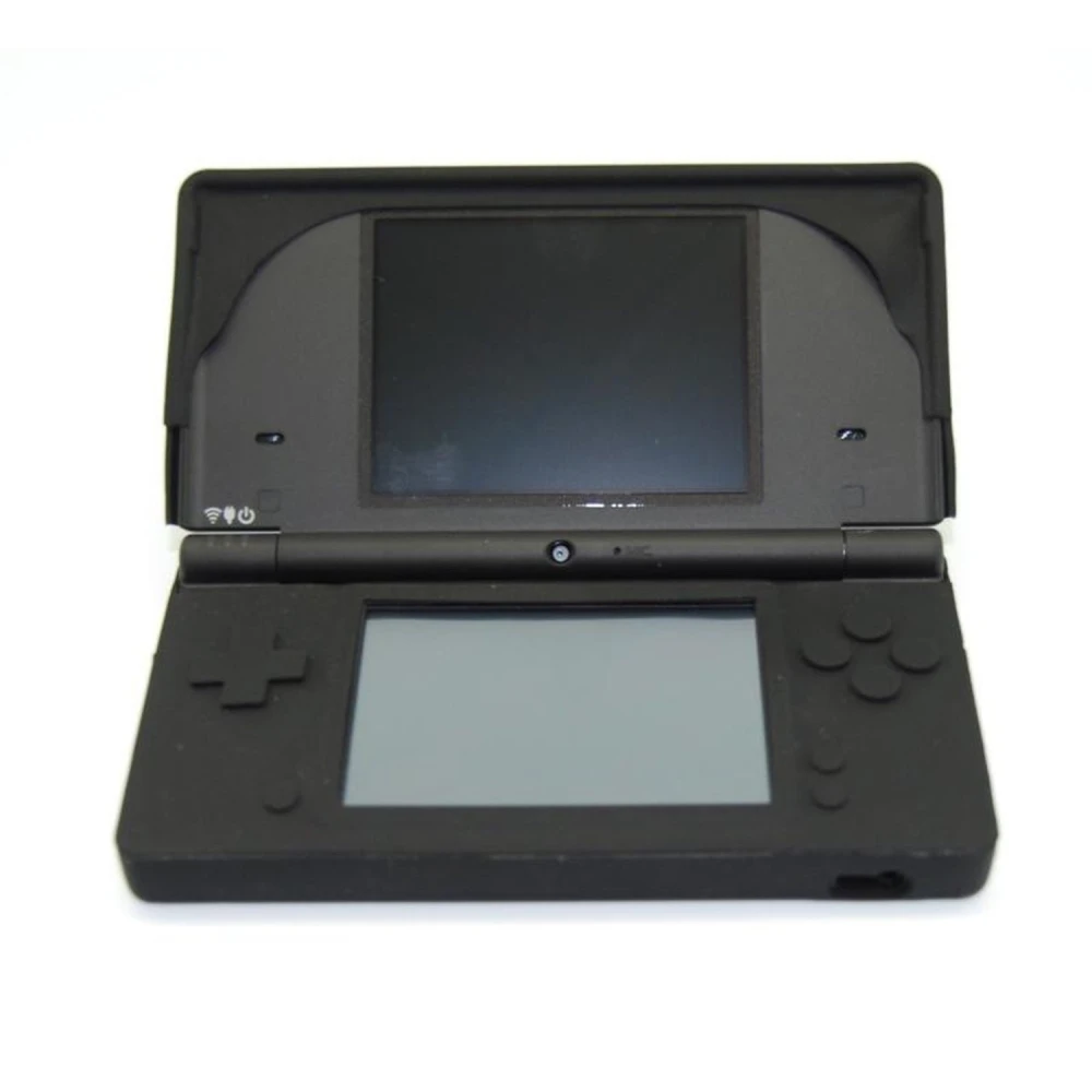 Czarne silikonowe etui do Nintendo DSi - ochrona i wygoda