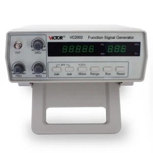 FeelTech Generator funkcyjny Victor VC2002 z 8-cyfrowym wyświetlaczem i wysokim bezpieczeństwem