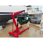 Żuraw hydrauliczny warsztatowy 3 t do podnoszenia silników i ciężkich maszyn