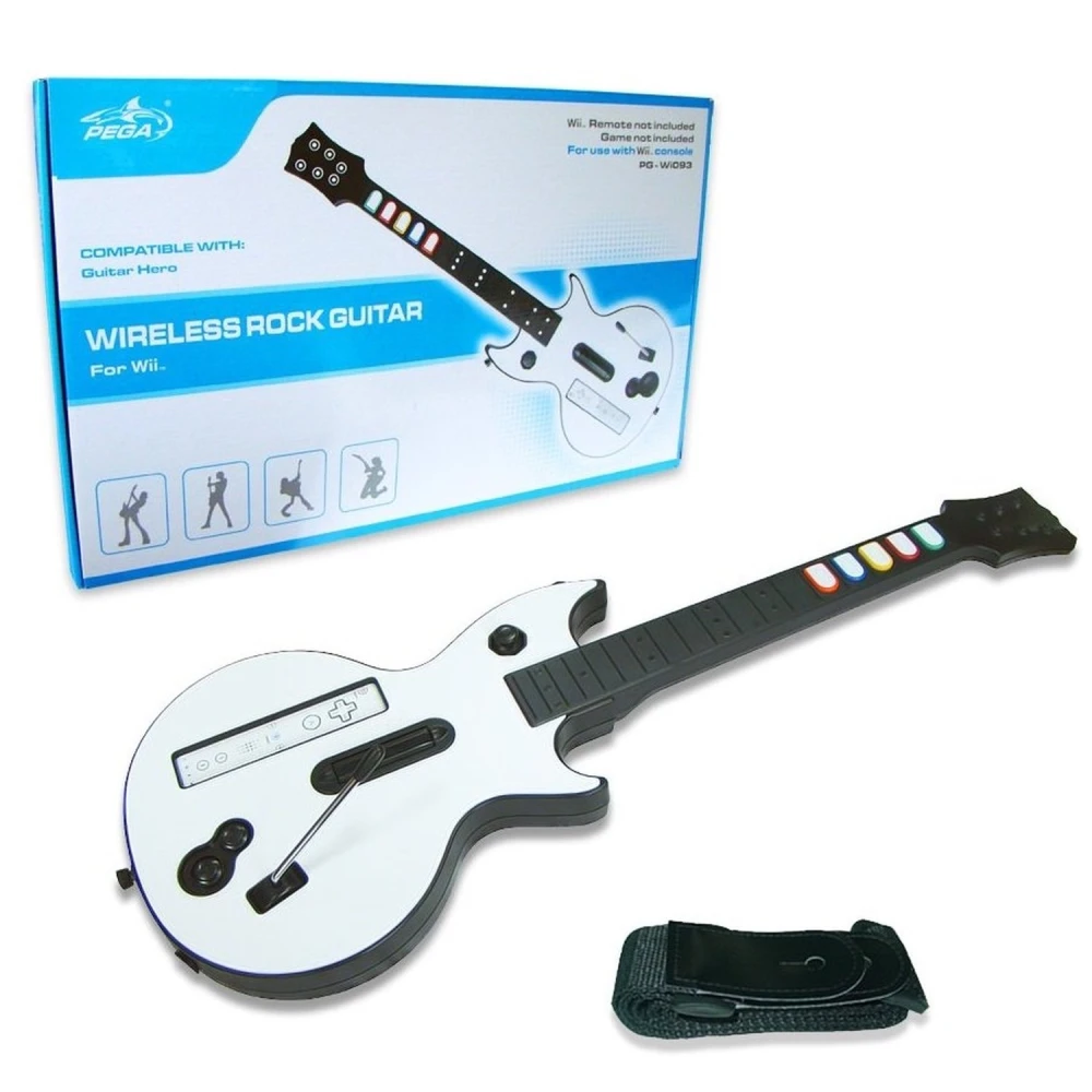 Bezprzewodowa gitara Wii - akcesorium muzyczne do Nintendo Wii