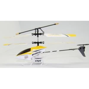 Żółty helikopter RC model 8088 z pilotem IR