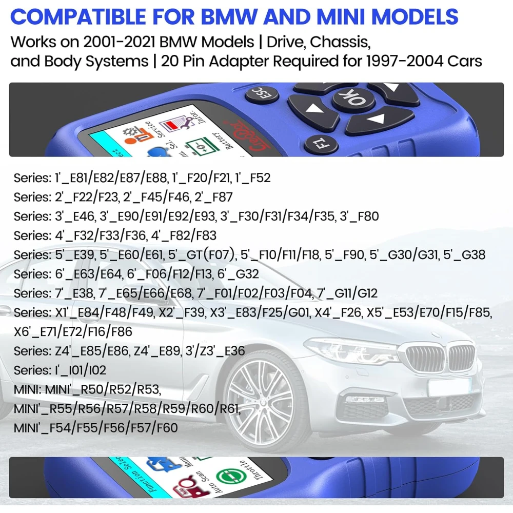 Tester diagnostyczny OBD2 BMW Creator C420 do BMW i Mini