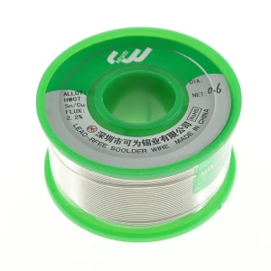 Bezołowiowy drut lutowniczy 0.5 mm Sn99 Ag0.3 Cu0.7, 100 g