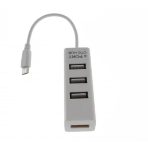 Hub USB OTG Micro USB Android 4 porty - łatwe rozszerzenie łączności