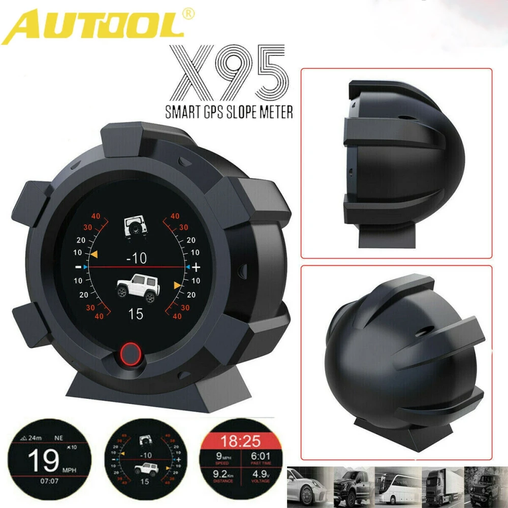Autool X95 inklinometr wielofunkcyjny z GPS i żyroskopem