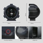 Autool X95 inklinometr wielofunkcyjny z GPS i żyroskopem