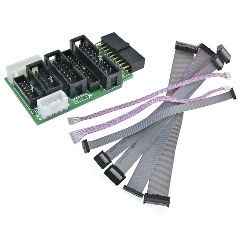 J-Link JTAG Converter V9 z zestawem 7 szt. kabli i złączy