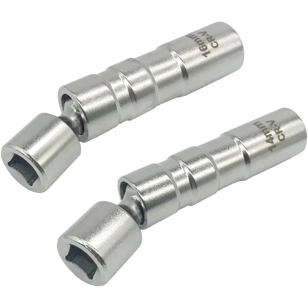 Zestaw 2 elastycznych magnetycznych kluczy nasadowych do świec 14 mm i 16 mm TSX TOOL