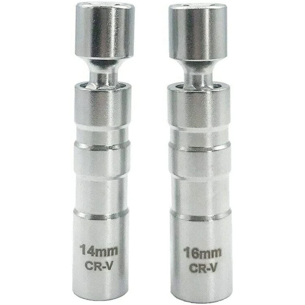Zestaw 2 elastycznych magnetycznych kluczy nasadowych do świec 14 mm i 16 mm TSX TOOL