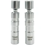 Zestaw 2 elastycznych magnetycznych kluczy nasadowych do świec 14 mm i 16 mm TSX TOOL