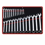 Zestaw 26 Kluczy Płasko-Oczkowych 6-32mm Stal Cr-V z Walizką