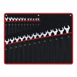 Zestaw 26 Kluczy Płasko-Oczkowych 6-32mm Stal Cr-V z Walizką