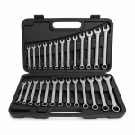 Zestaw 26 Kluczy Płasko-Oczkowych 6-32mm Stal Cr-V z Walizką