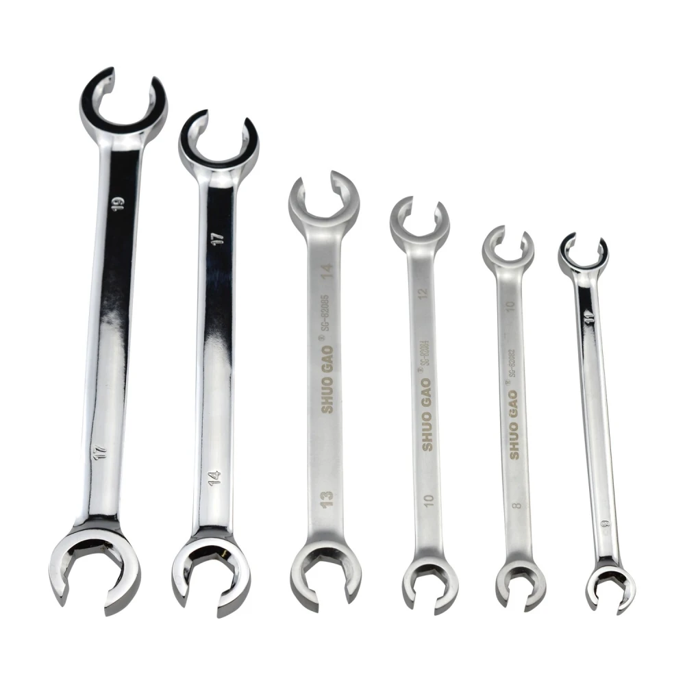 Zestaw kluczy płaskich do nakrętek 8-19mm 6 szt. TSX TOOL