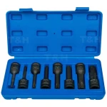 Zestaw bitów Torx udarowych 1/2 T30-T80 - 8 szt. TSX TOOL