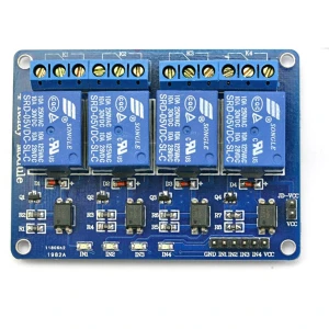 Kompatybilny zestaw 4 przekaźników 5V do Arduino - 4 kanały