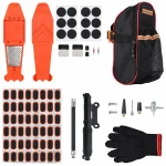 Zestaw do Naprawy Opon Tubeless Moto Rower 81 Części Sznurki Szydło