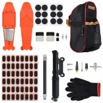 Zestaw do Naprawy Opon Tubeless Moto Rower 81 Części Sznurki Szydło