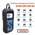 Konnwei KW350 skaner diagnostyczny pełnego systemu VW Audi Seat Skoda