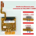 LCD Motorola V3688 z kablem flex do naprawy i wymiany