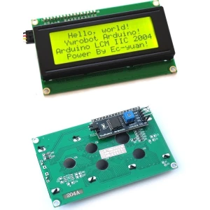 satkit Zielony LCD 20x4 znaków z Serial IIC/I2C do Arduino