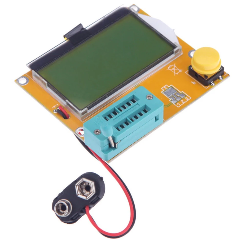 Vista lateral del LCR-T4 Tester transistor condensadores ESR