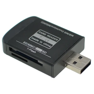 Czytnik kart pamięci USB 2.0 all-in-one do Micro SD, MMC, SDHC, TF i M2
