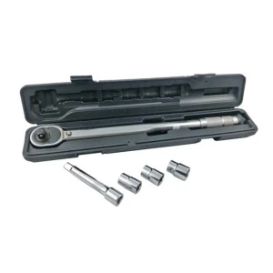 Klucz dynamometryczny 1/2'' 28-210 Nm z przedłużką i 3 nasadkami TSX TOOL