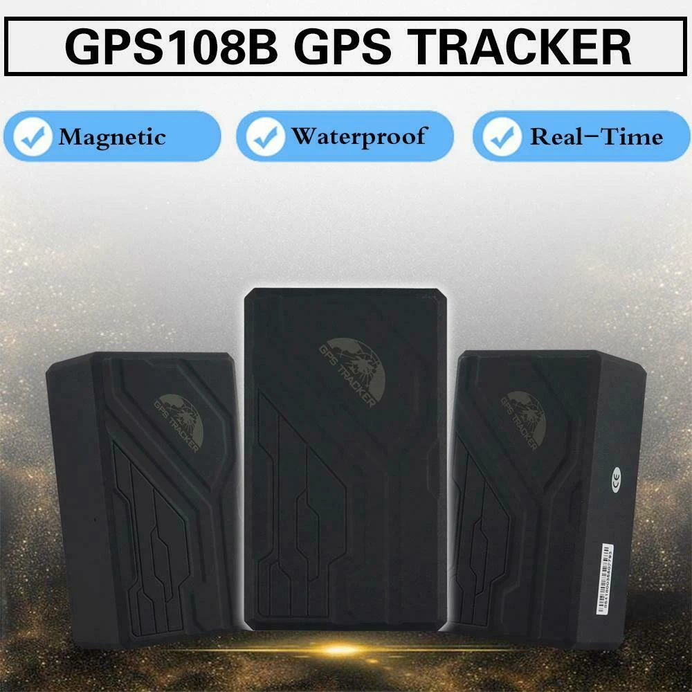 Lokalizator GPS do auta TK108B z długą baterią, SOS i magnesem
