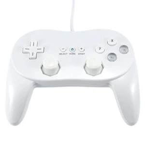 Biały kompatybilny pad klasyczny Pro Wii do Nintendo Wii