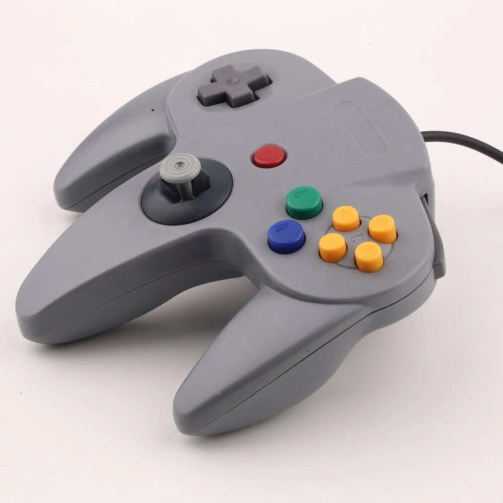 Pad kompatybilny Nintendo 64 z oryginalnym złączem i czarnym kablem