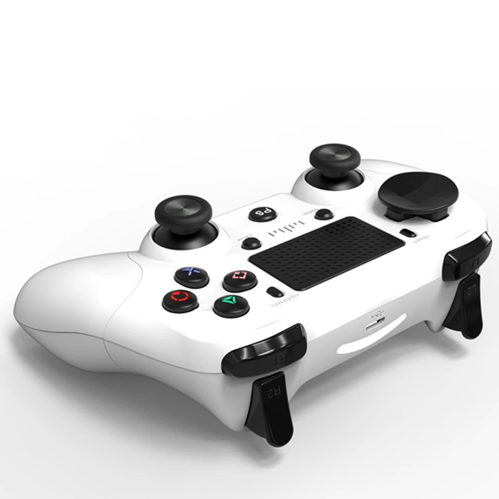 Biały bezprzewodowy pad kompatybilny z PS4 DoubleShock 4