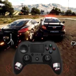 Biały bezprzewodowy pad kompatybilny z PS4 DoubleShock 4