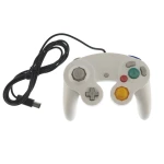 Controlador GameCube blanco compatible con consola Nintendo Wii