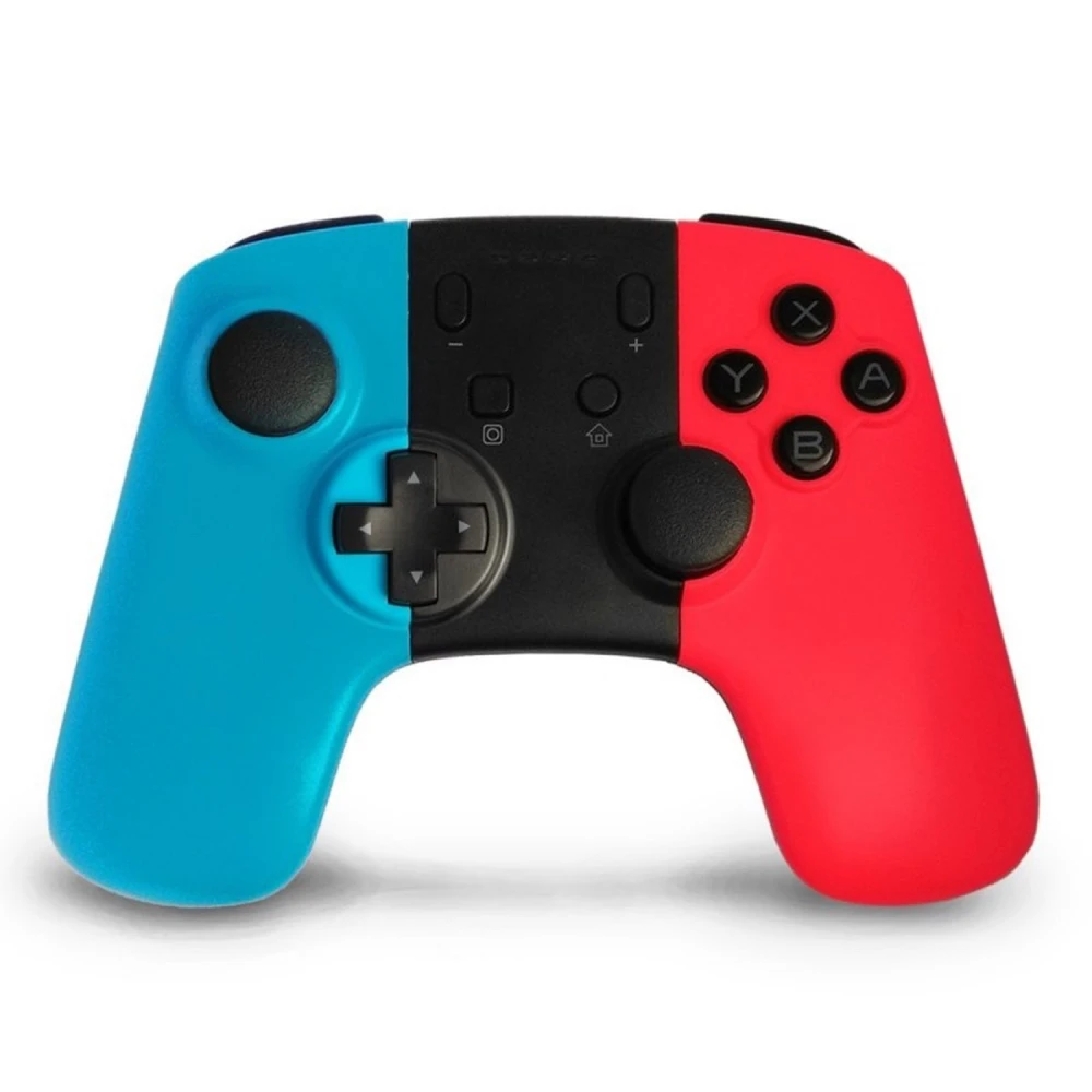 Bezprzewodowy pad kompatybilny z Nintendo Switch - niebiesko-czerwony