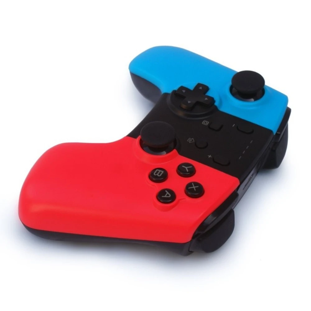 Bezprzewodowy pad kompatybilny z Nintendo Switch - niebiesko-czerwony