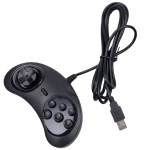 Vista frontal del mando Sega Megadrive Genesis para juegos en PC y Mac