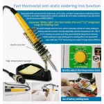 Zgrzewarka punktowa Sunkko 709AD+ 220V z lutownicą do 18650